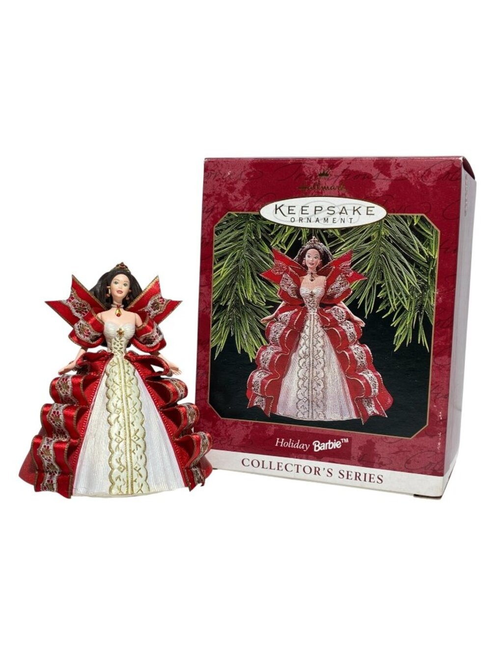 Barbie Hallmark Keepsake Ornament Holiday Barbie #QX16212 1997 Vintage Collector